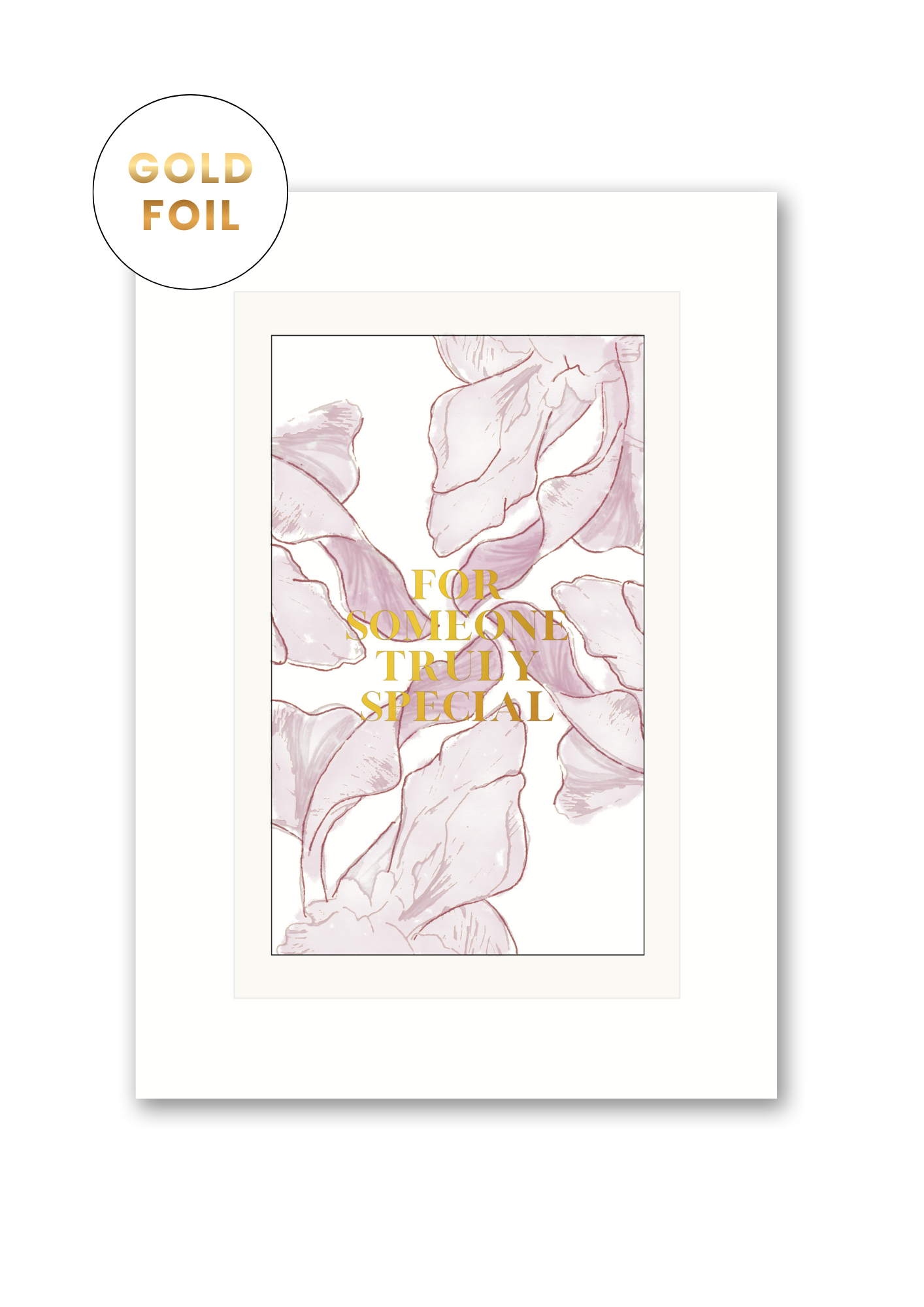 “For Someone Special” Floral Card