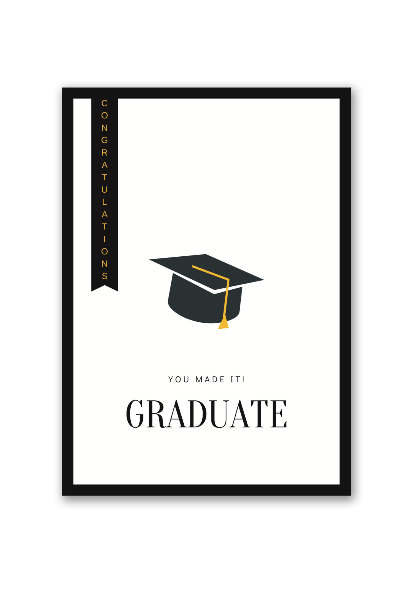 “A Graduate” Card